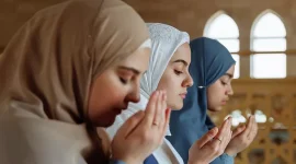 They spend more time reading the Quran, attending prayer services, and performing acts of charity. 