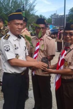 Kasubag TU Lapas Pasir Pangarayan Wakili Kalapas Hadiri Bulan Bakti Pramuka 2026 Tingkat Kabupaten Rokan Hulu