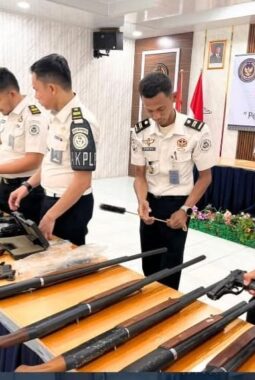 Lapas Pasir Pangarayan Lakukan Pemeliharaan dan Perawatan Senpi untuk Mitigasi Risiko Pengamanan